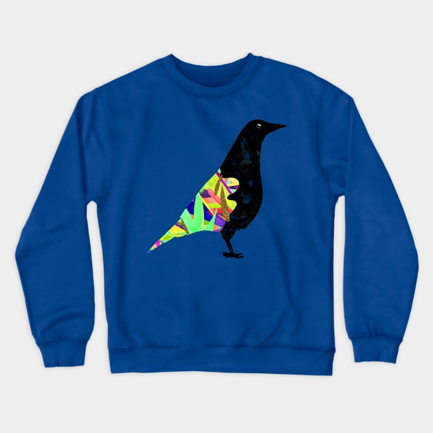 The Fashionista Crow Crewneck Sweatshirt by AmayaBrydon